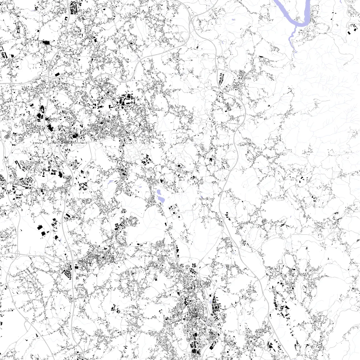 Santa Maria da Feira Mapa CAD | ready-to-draw layered vectors | CAD ATLAS