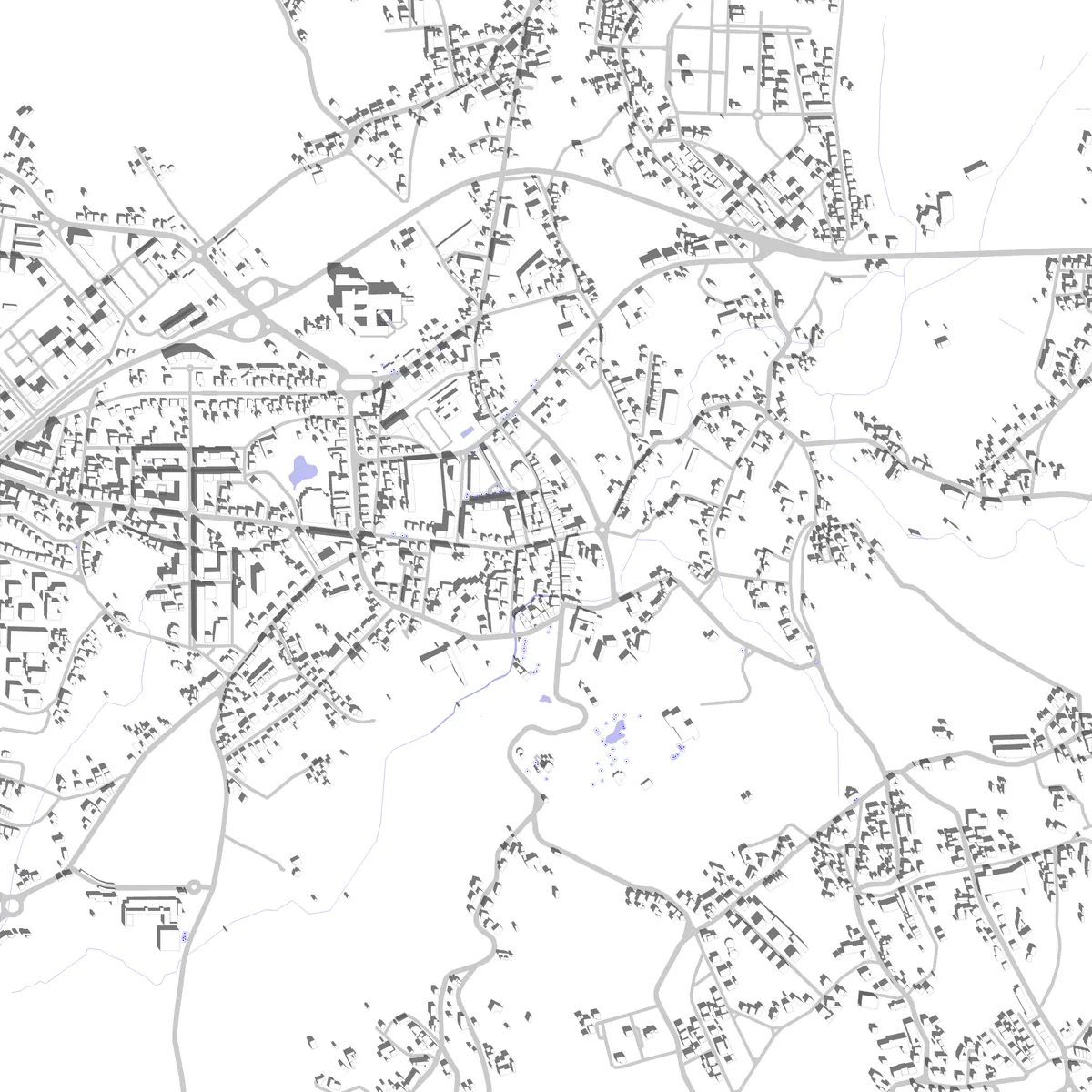 Santa Maria da Feira planta de localização (2,5 km)