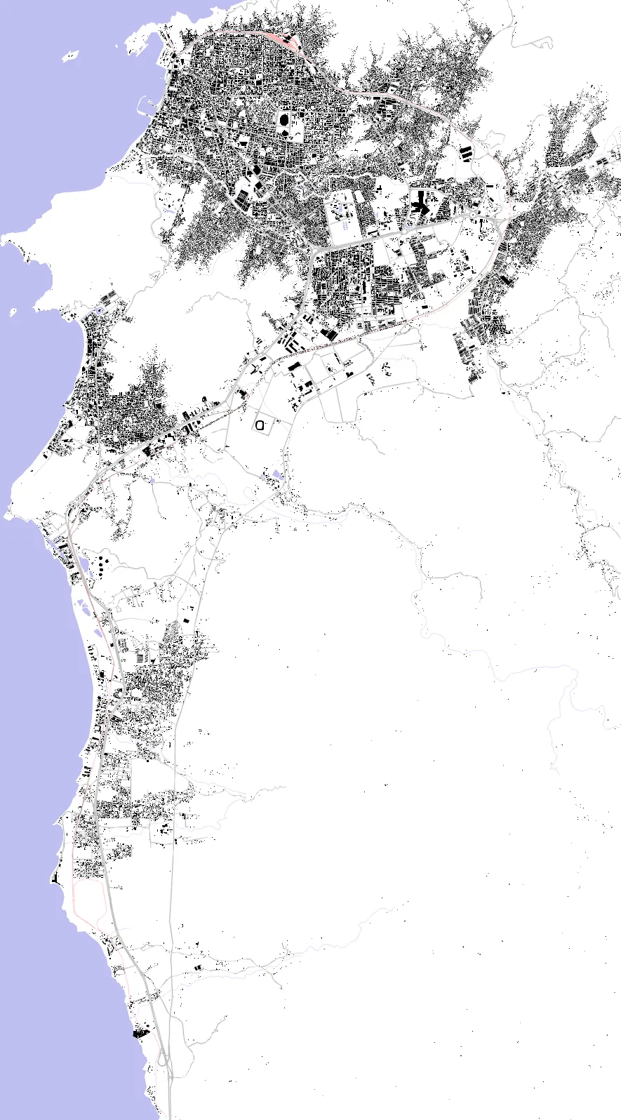 Santa Marta figure ground plan