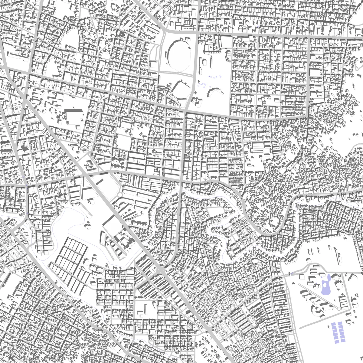 Santa Marta site plan (2.5 km)