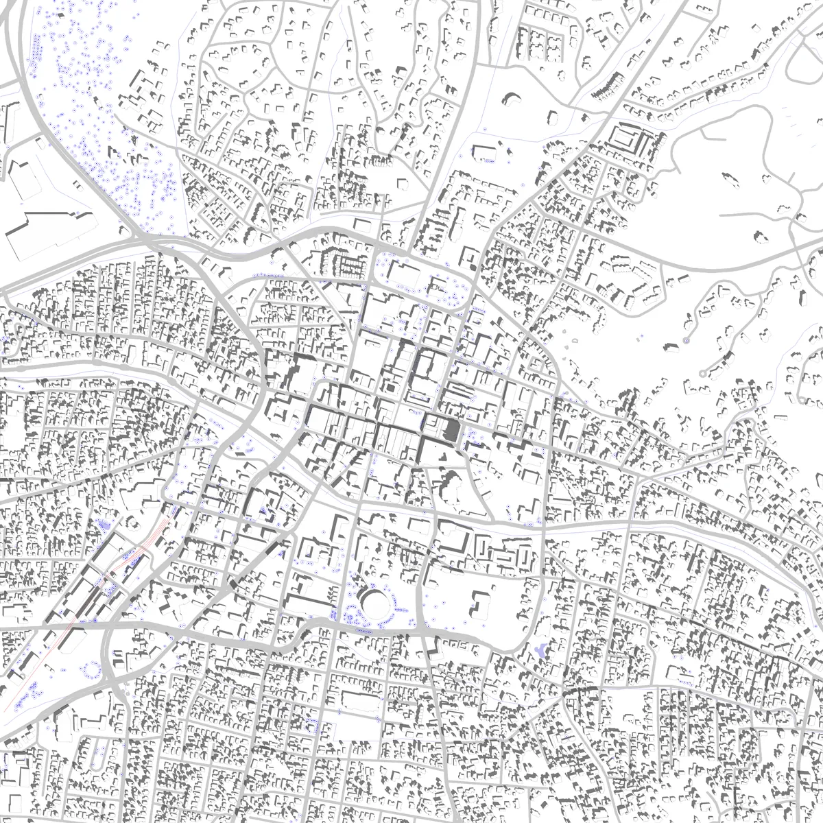 Santa Fe site plan (2.5 km)