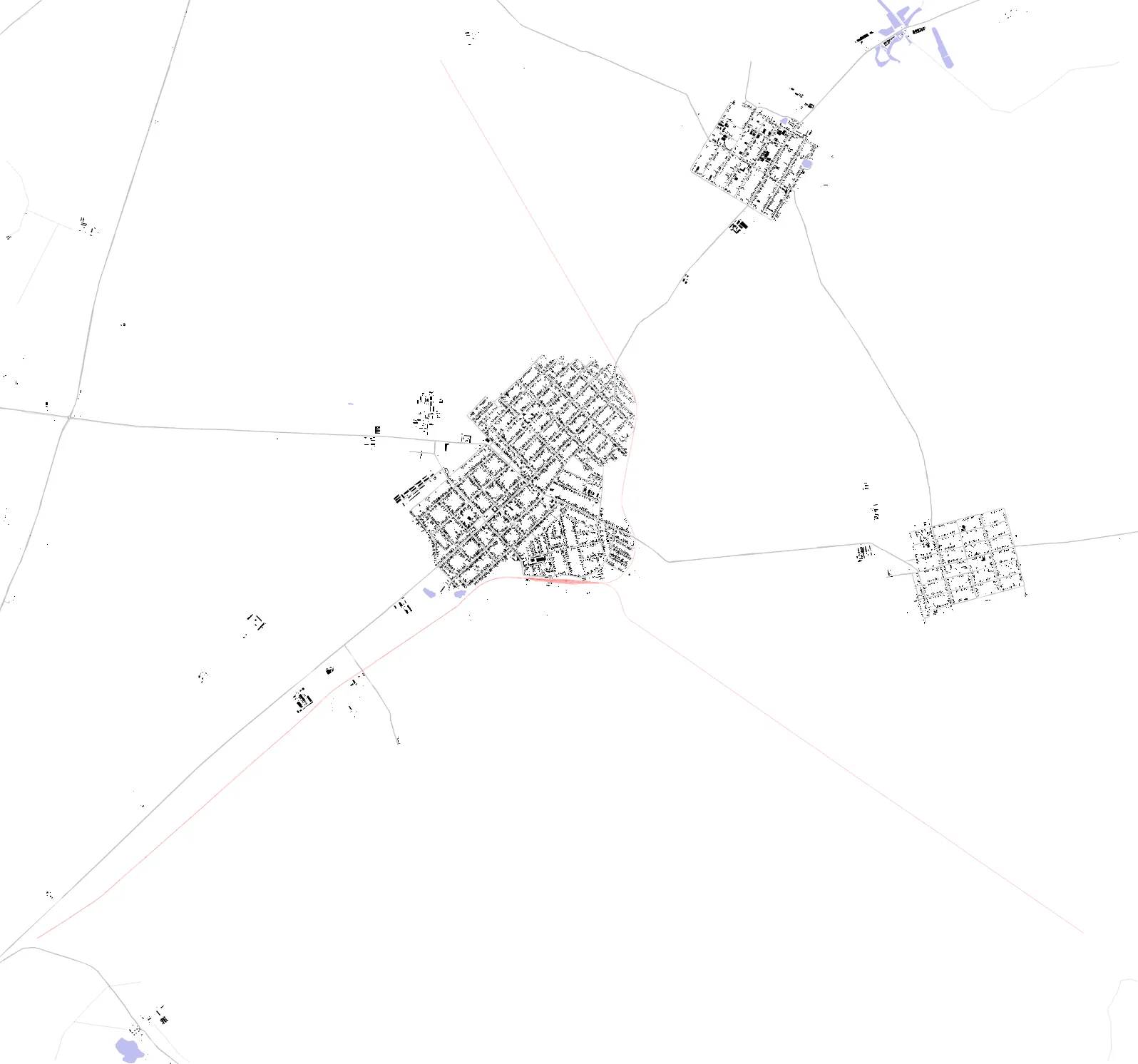 Sântana figure ground plan