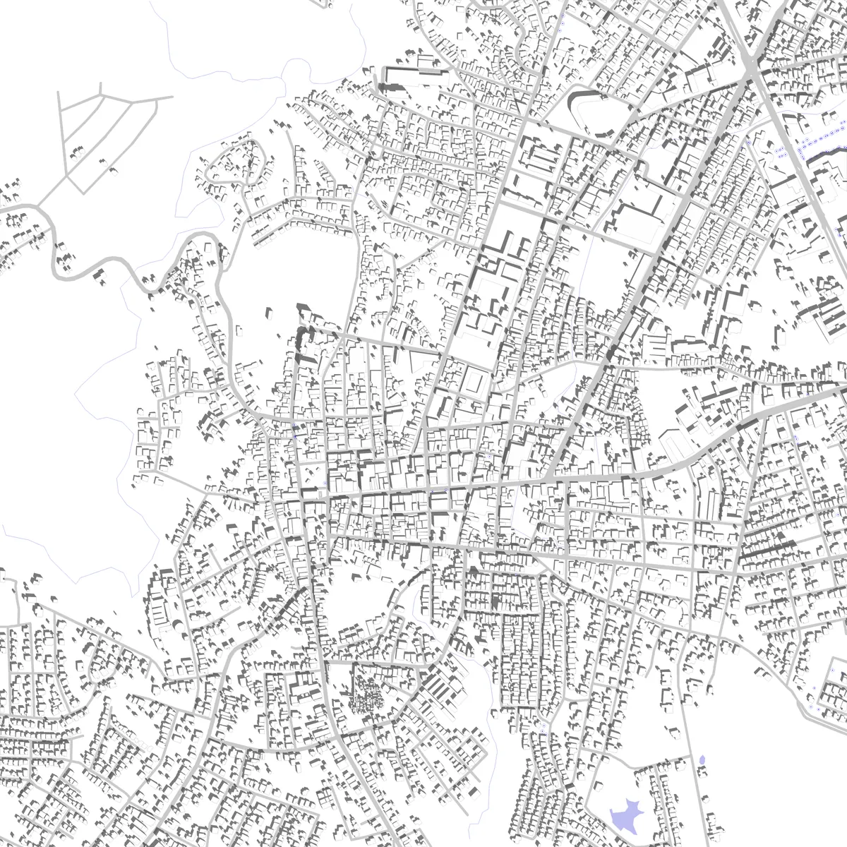 Santiago site plan (2.5 km)
