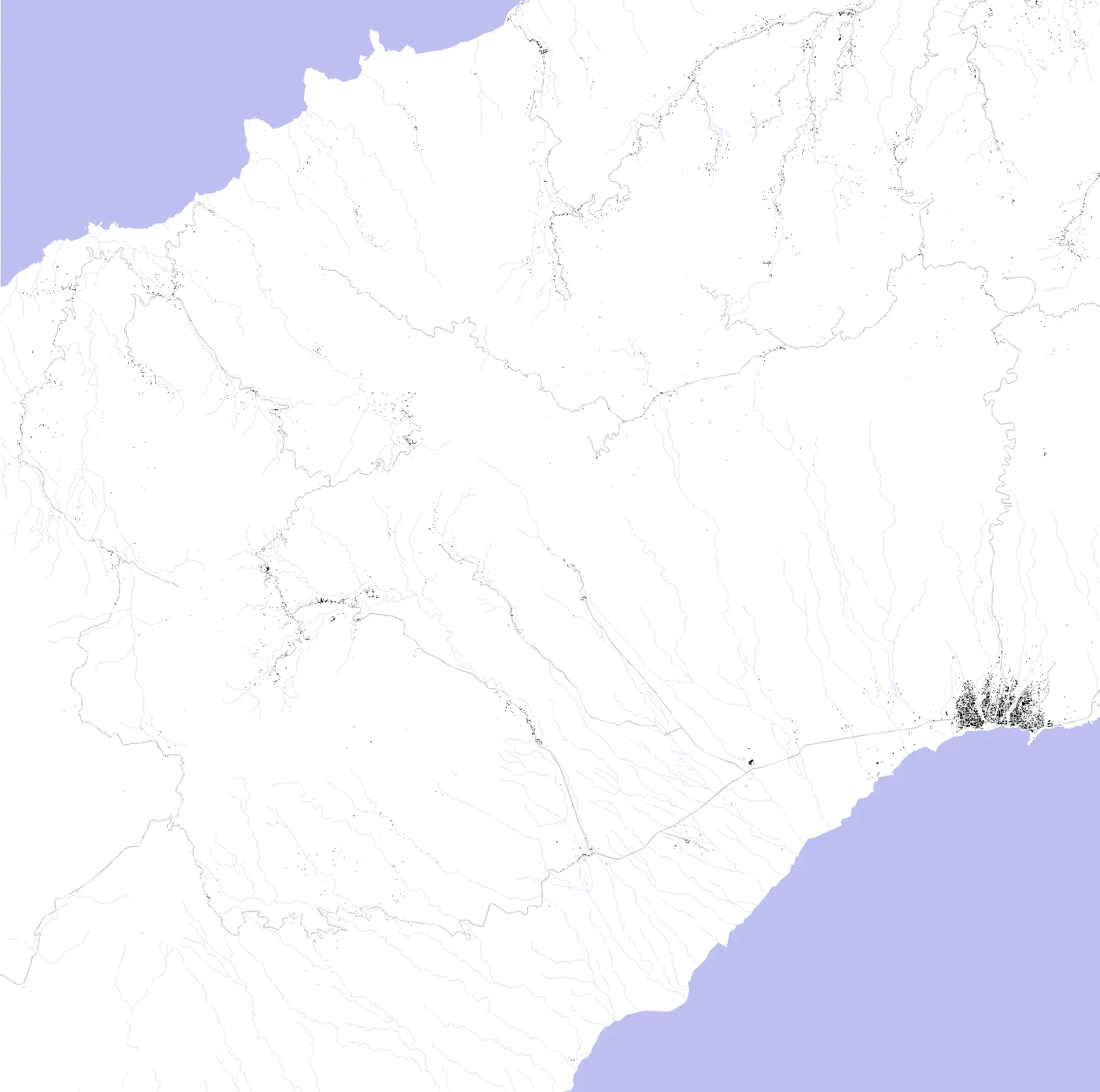 Santo Antão figure ground plan