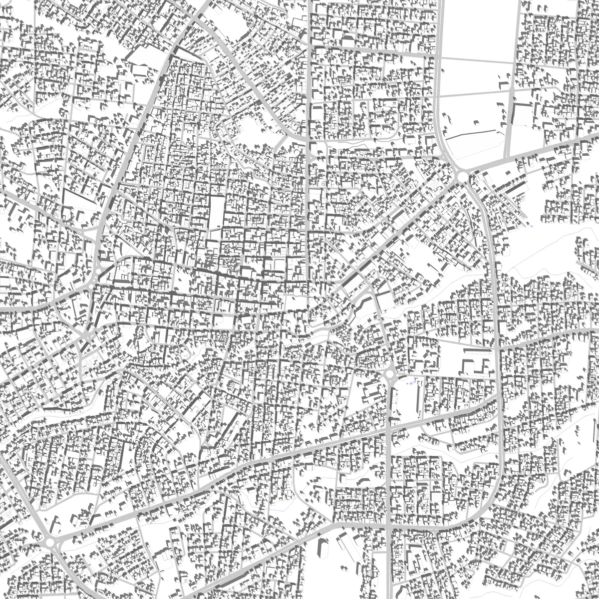 Santo Domingo site plan (2.5 km)