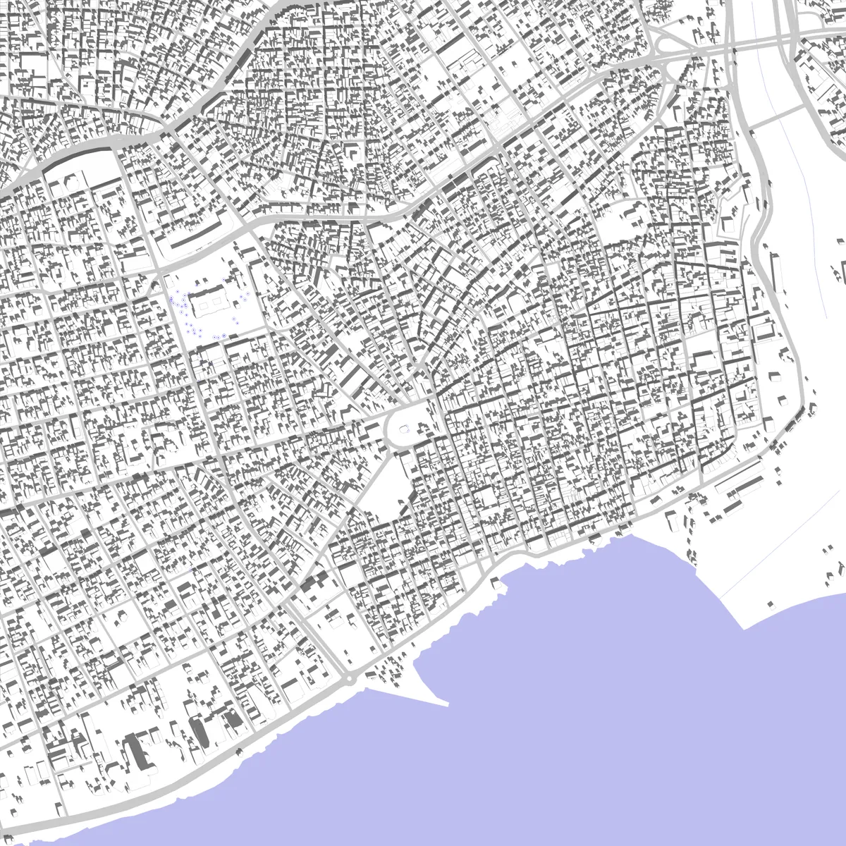 Santo Domingo site plan (2.5 km)