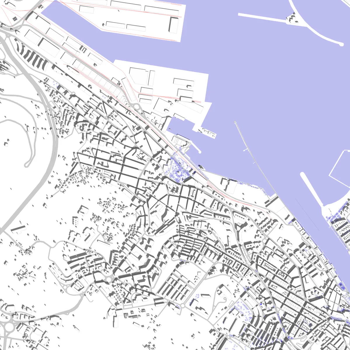 Santurtzi plano de situación (2.5 km)