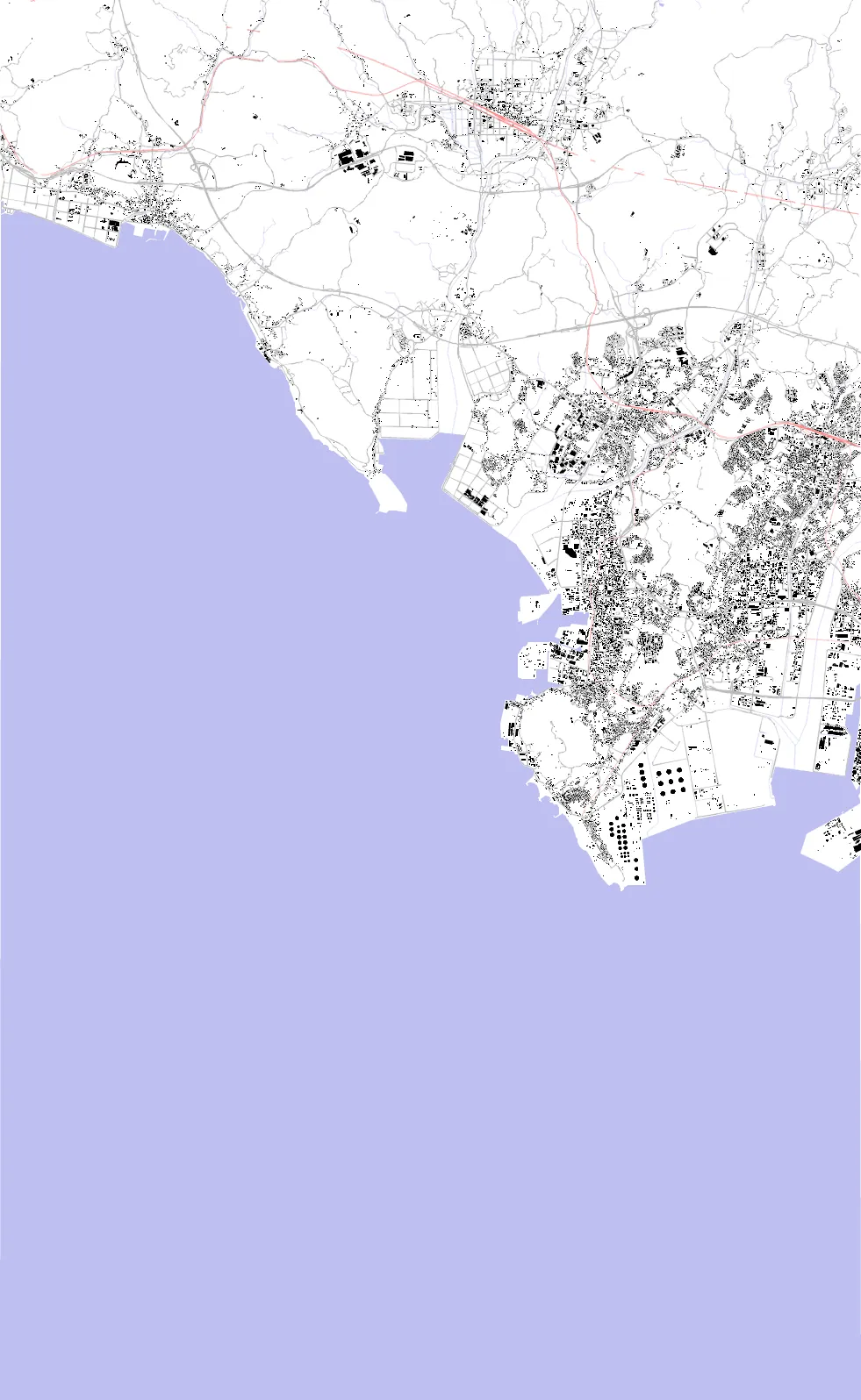Sanyo-Onoda figure ground plan