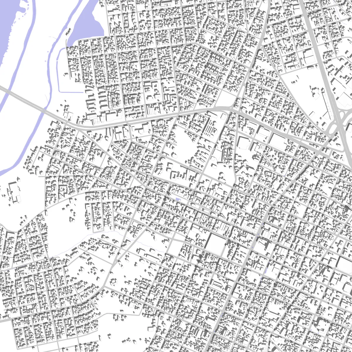 São José dos Pinhais planta de localização (2,5 km)