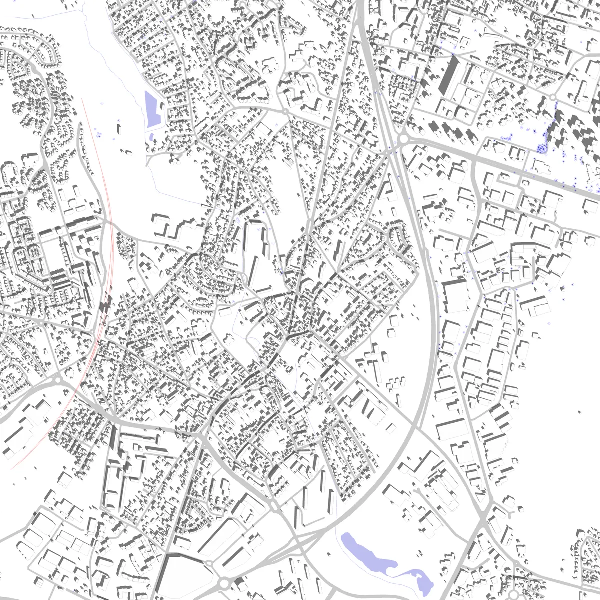 Sarcelles site plan (2.5 km)
