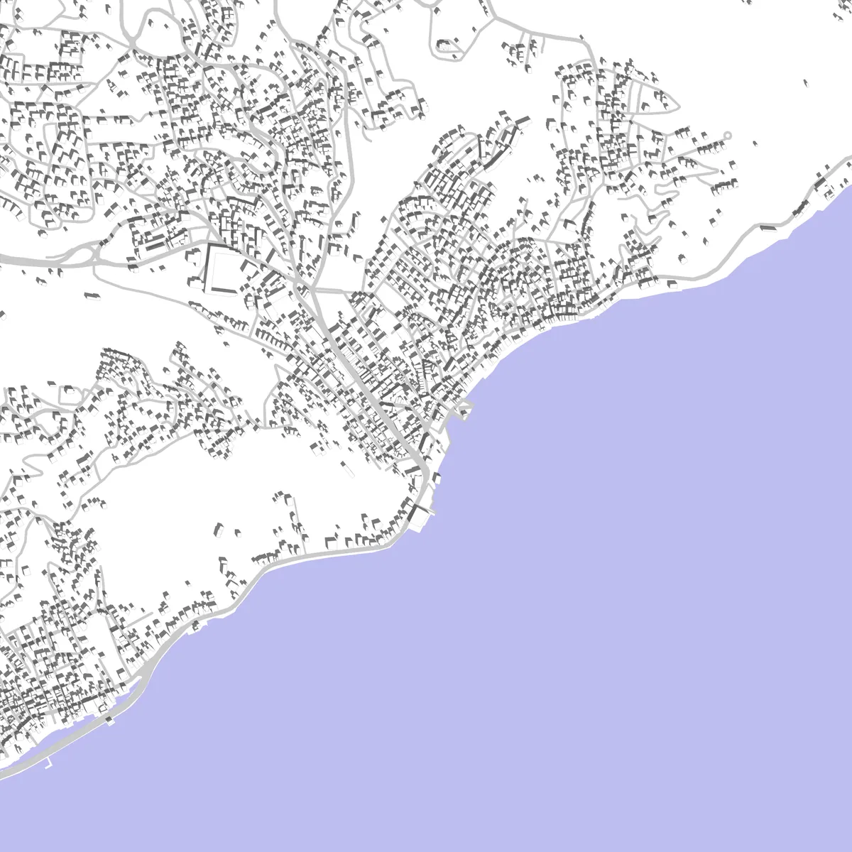 Sarıyer altlık harita (2,5 km)