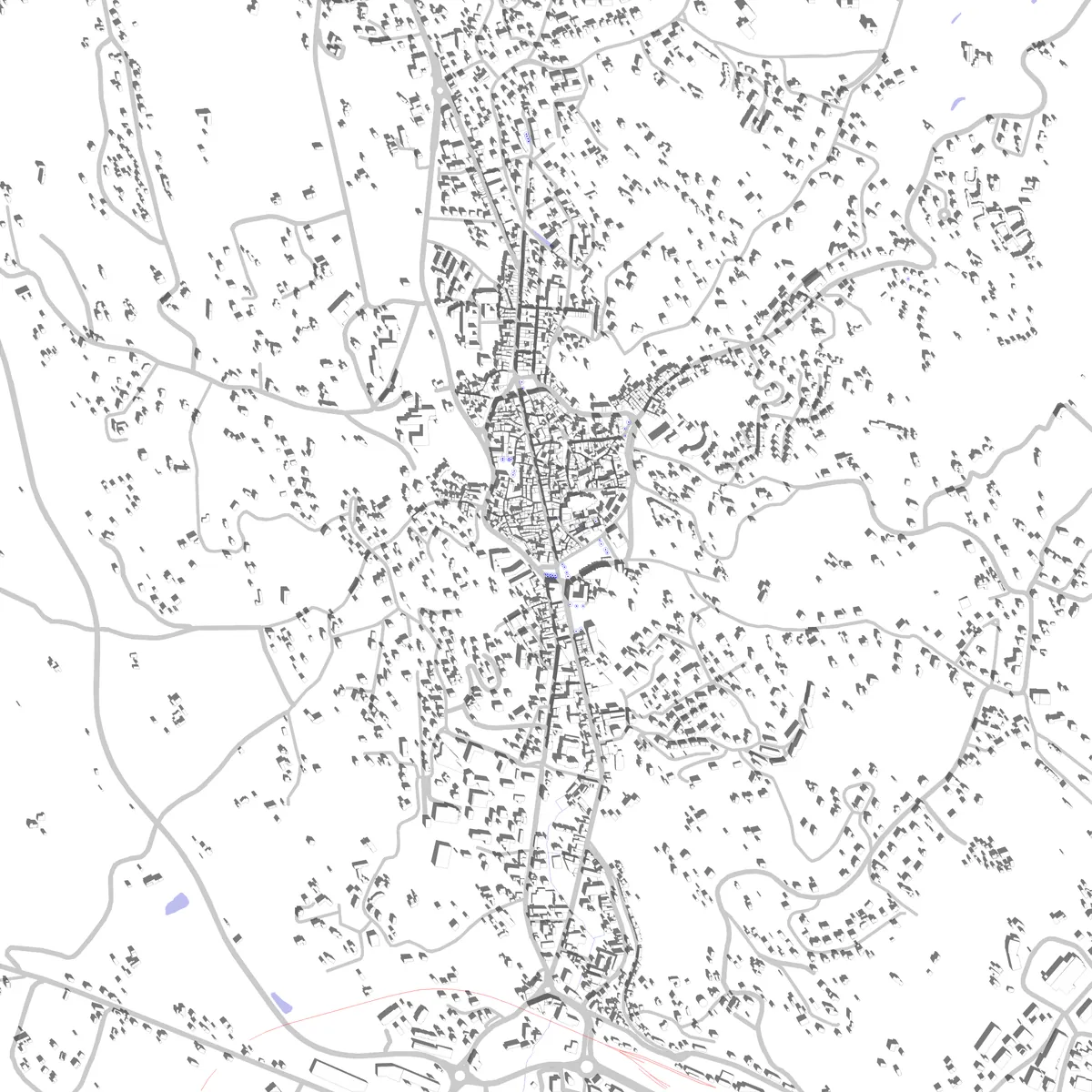 Sarlat-la-Canéda site plan (2.5 km)