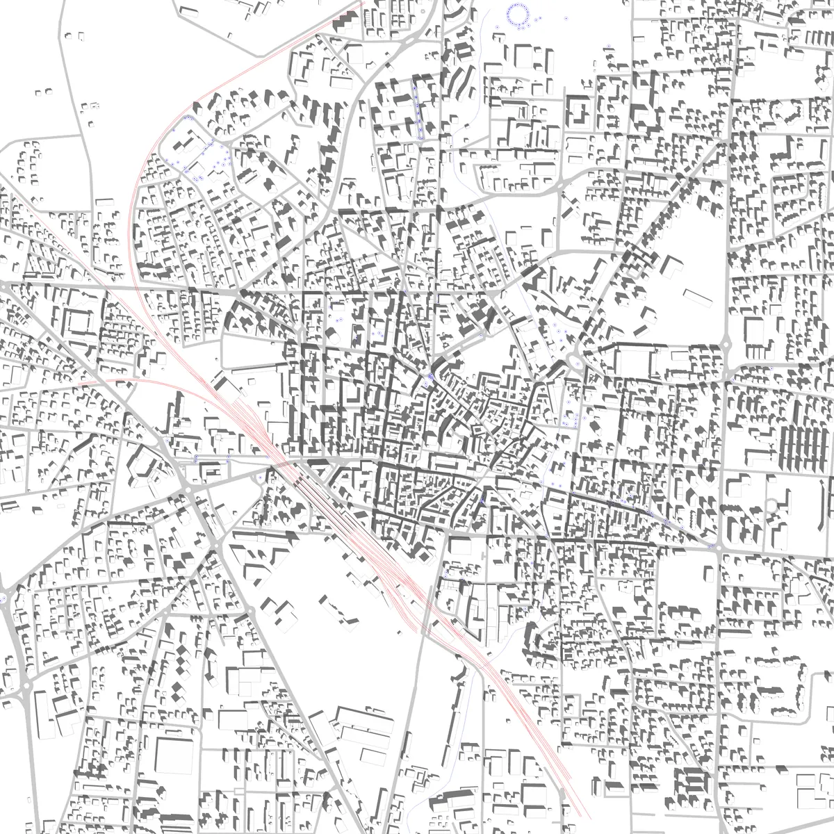 Saronno site plan (2.5 km)