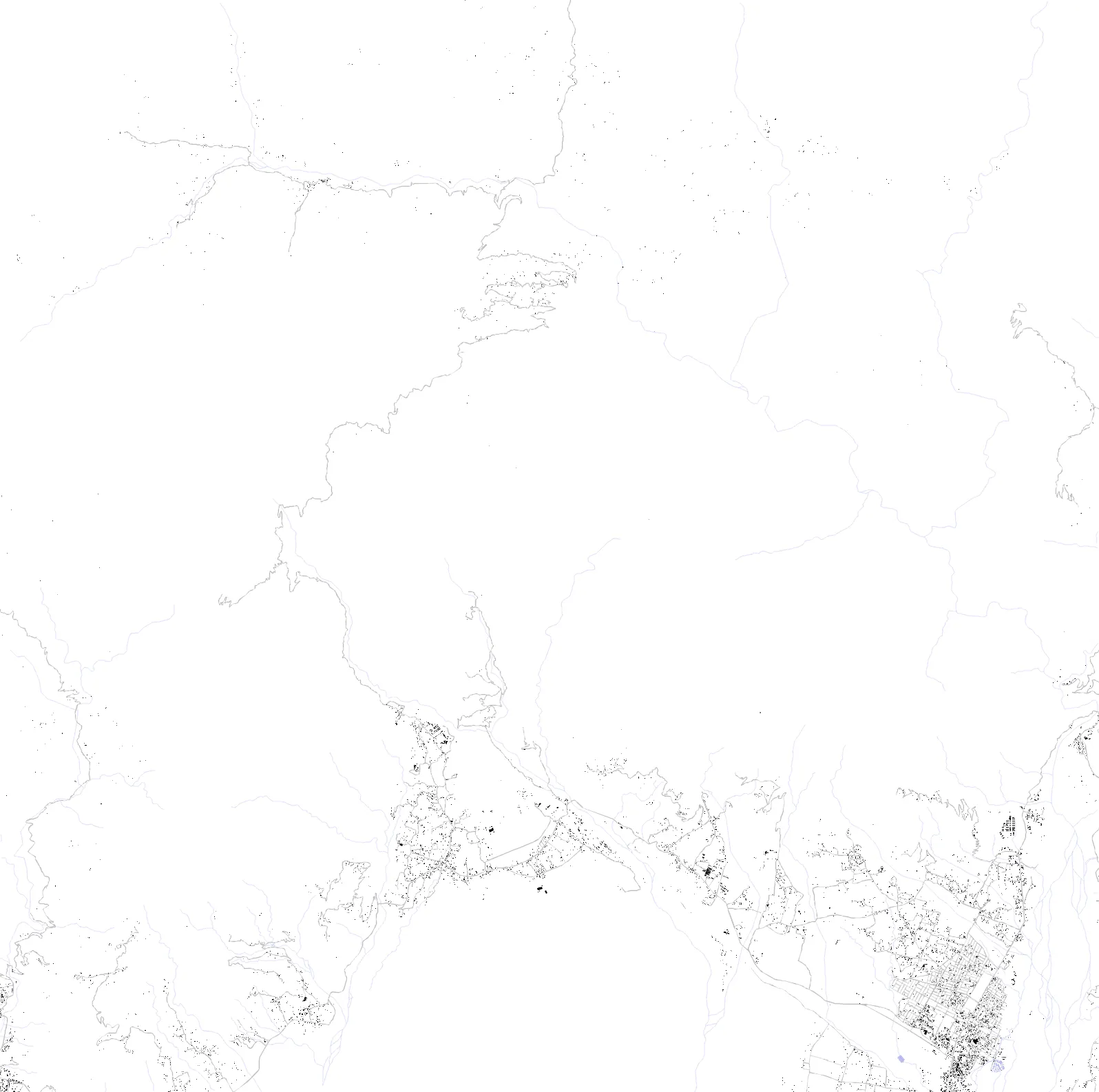 Sarpang figure ground plan