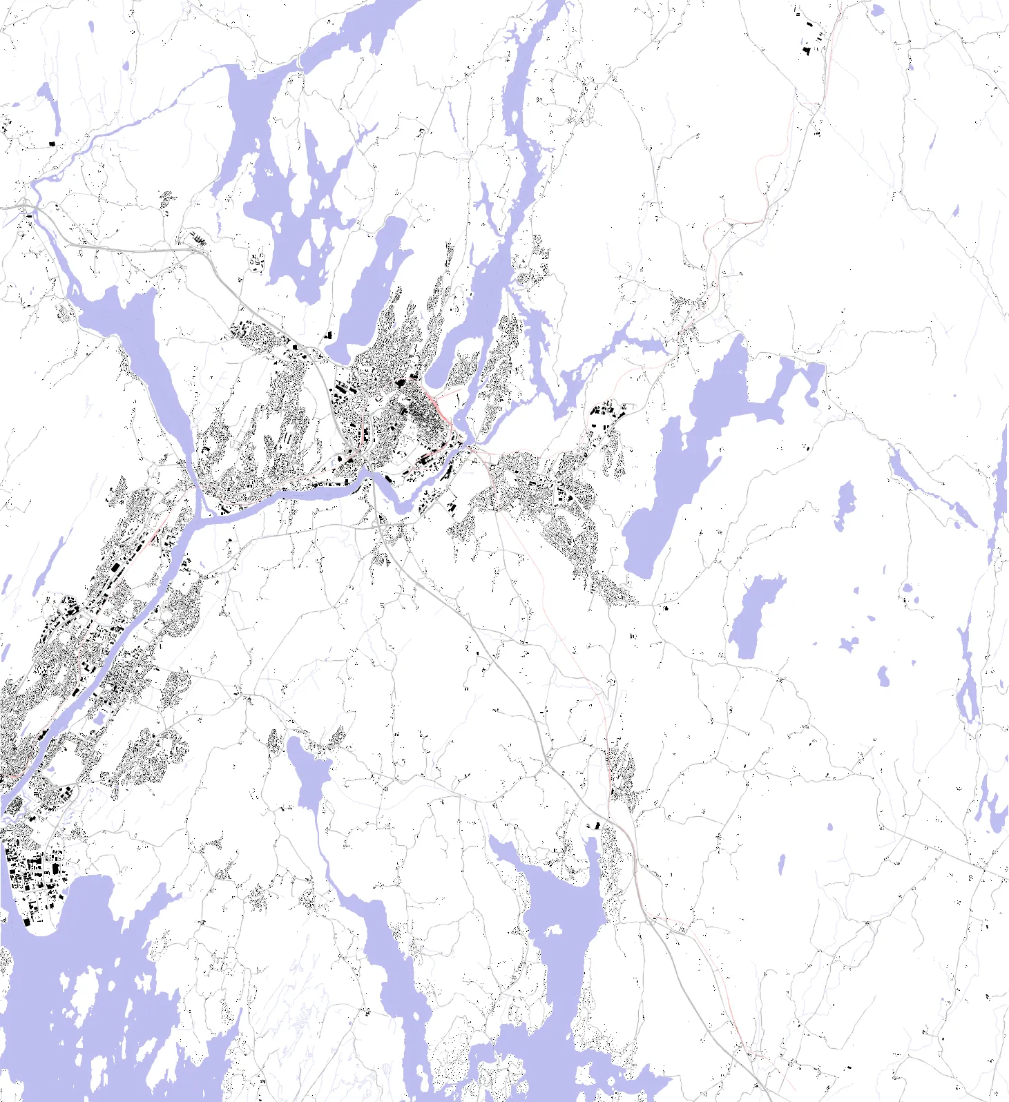 Sarpsborg figure ground plan