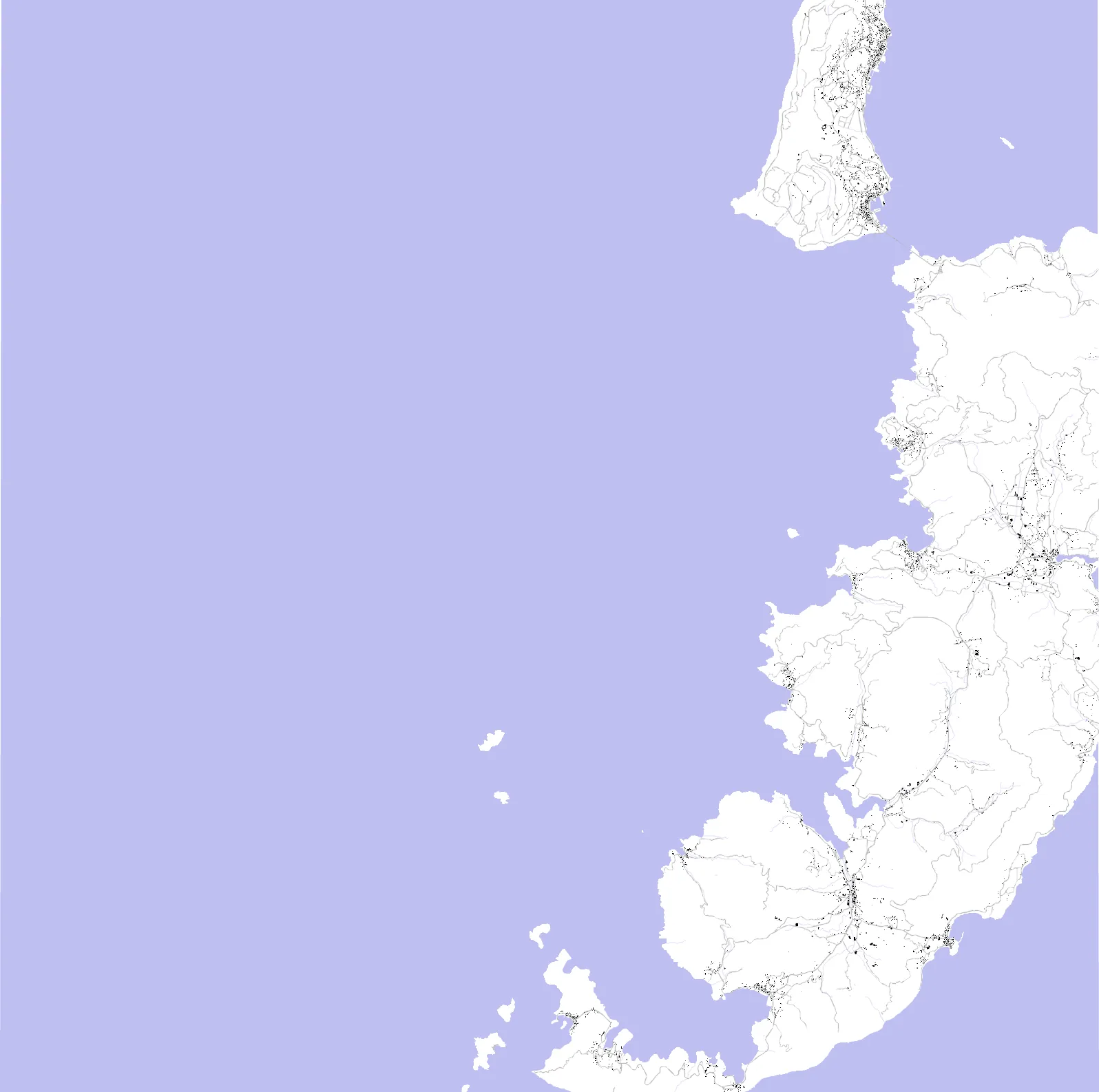 Sasebo figure ground plan