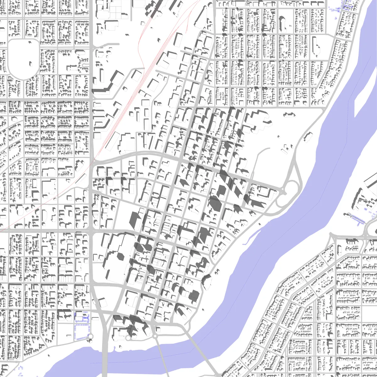 Saskatoon site plan (2.5 km)