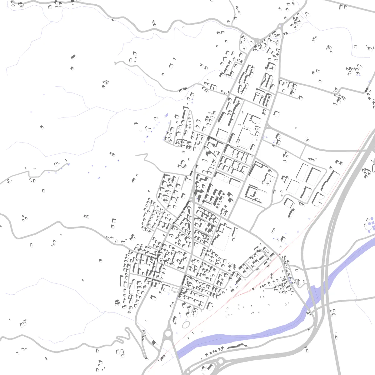 Sasso Marconi site plan (2.5 km)