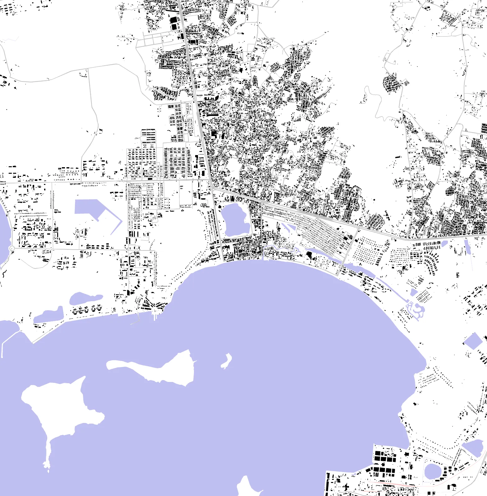 Sattahip figure ground plan