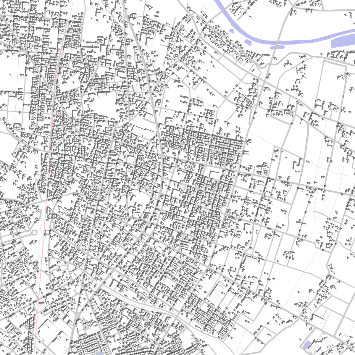 幸手市 敷地図 (2.5 km)