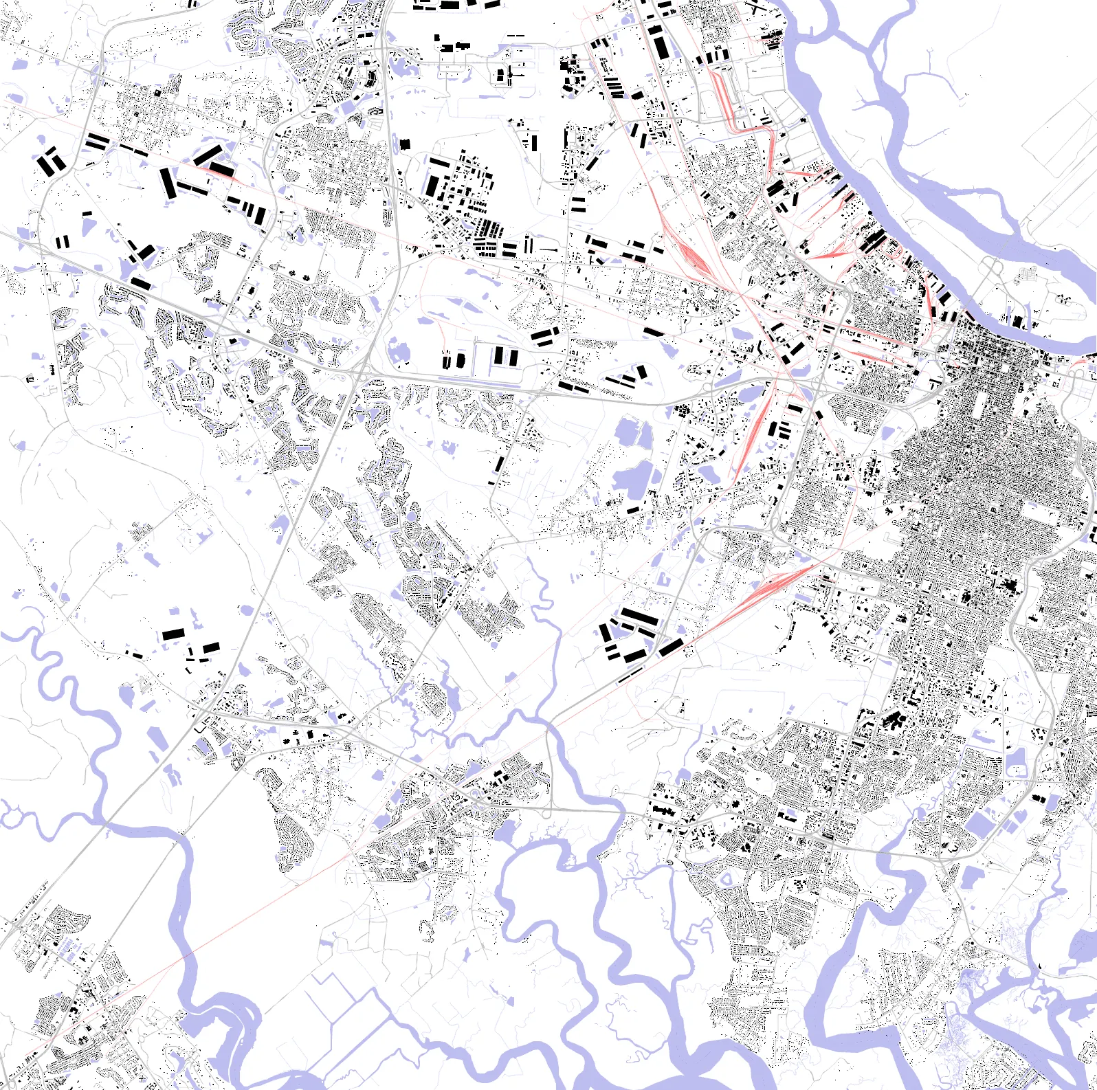 Savannah figure ground plan