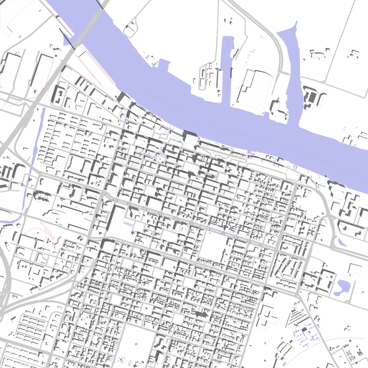 Savannah site plan (2.5 km)