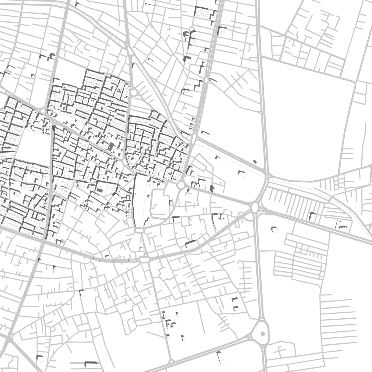Saveh site plan (2.5 km)