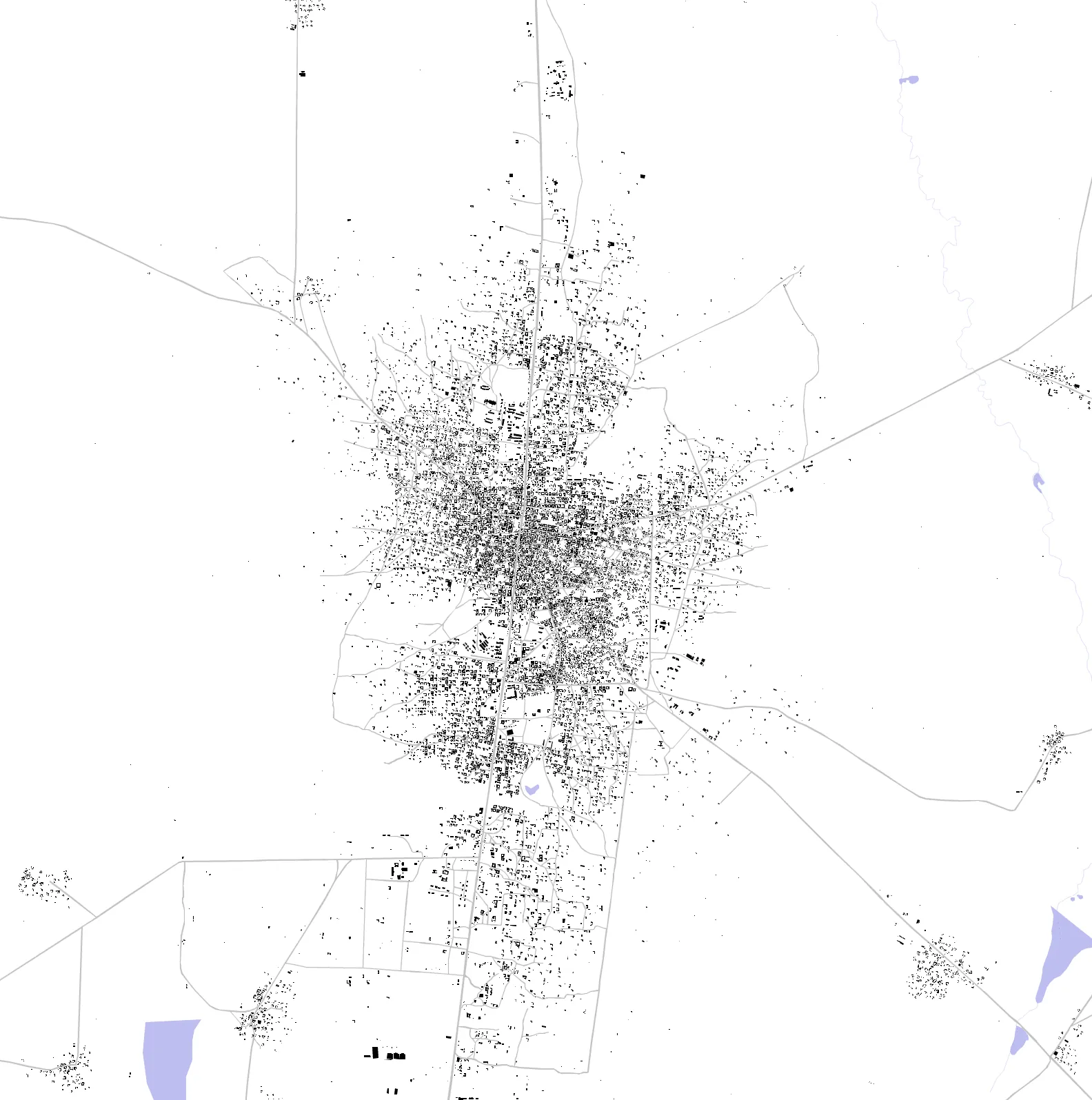 Savelugu figure ground plan