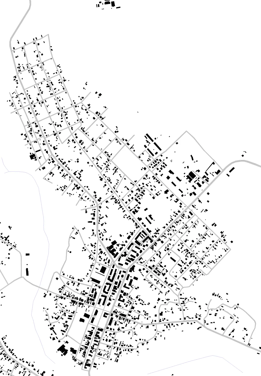 Săveni figure ground plan