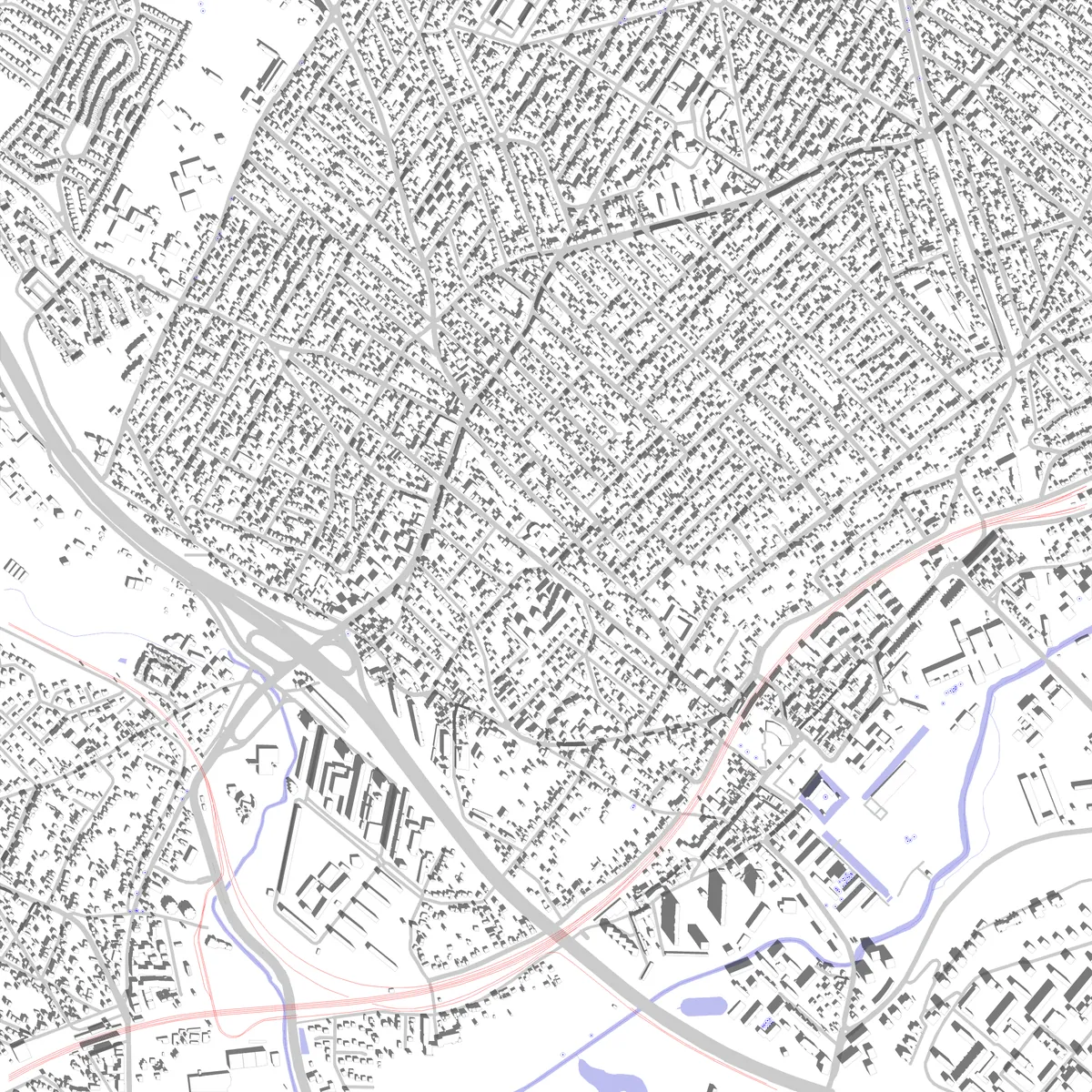 Savigny-sur-Orge plan de situation (2,5 km)