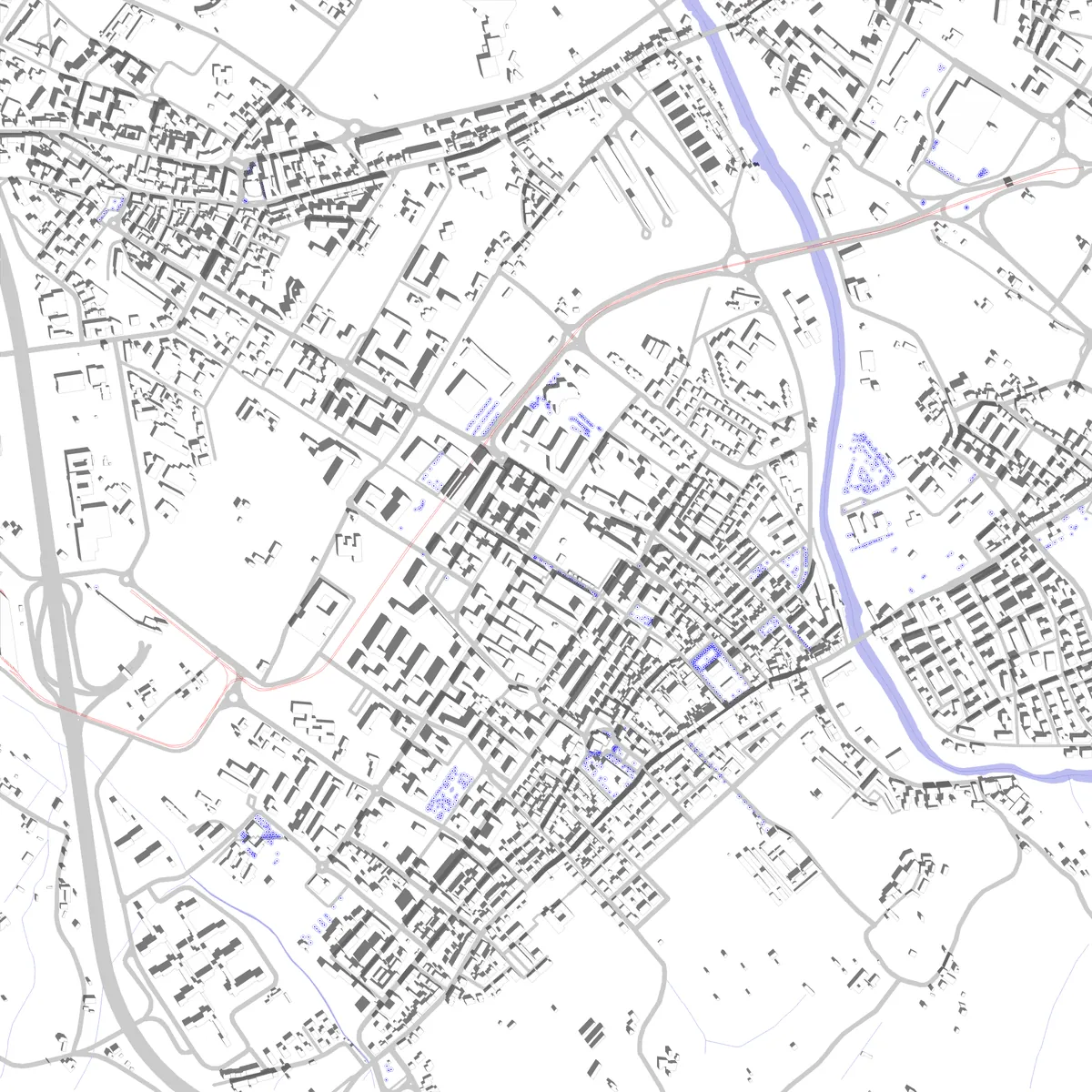 Scandicci planimetria di sito (2.5 km)