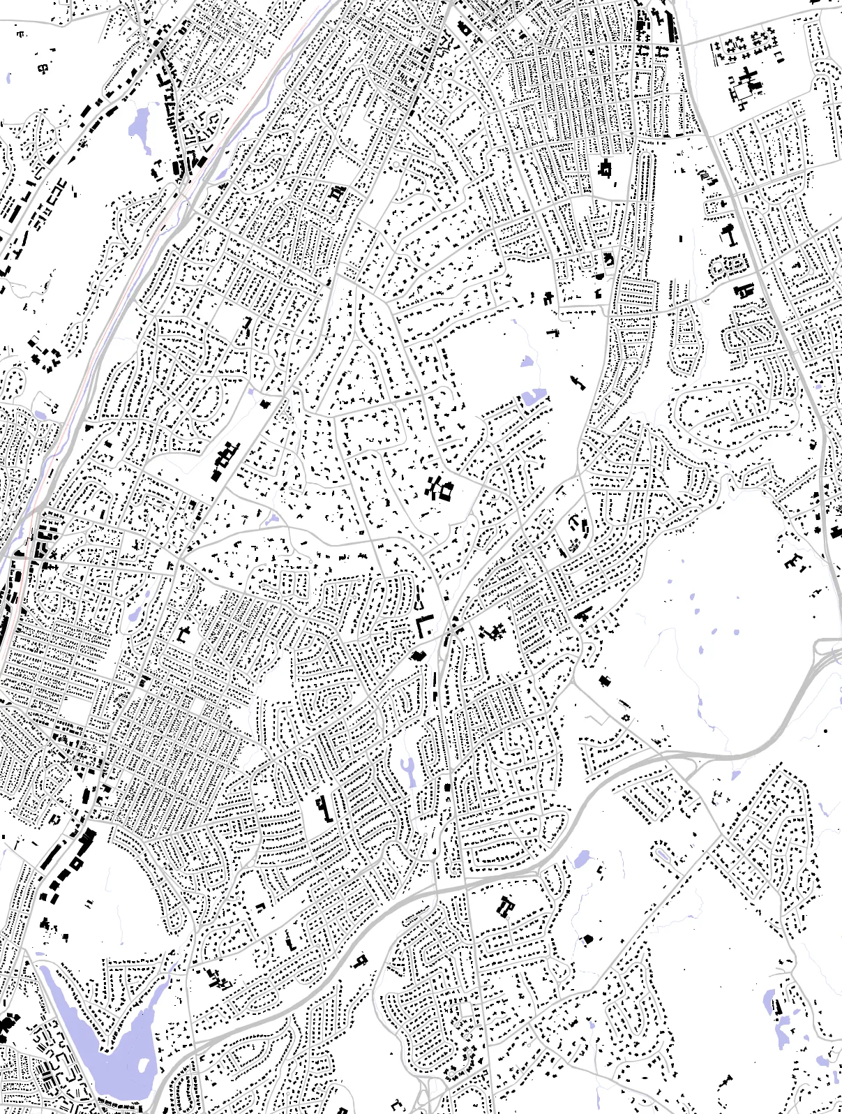 Scarsdale figure ground plan