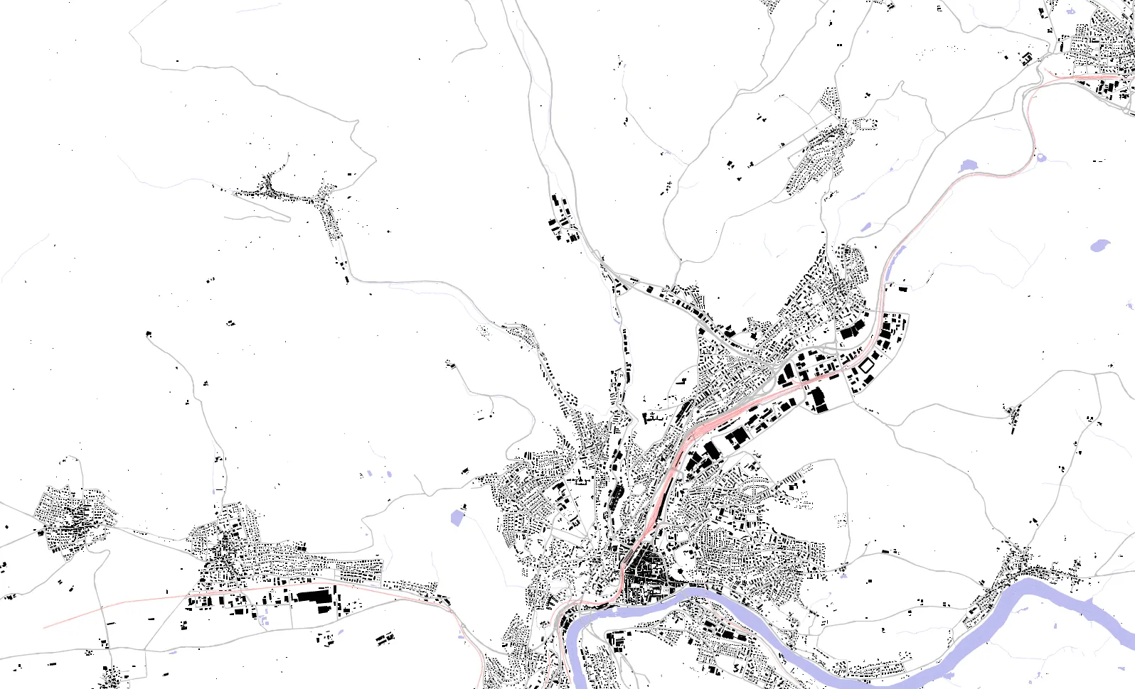 Schaffhausen Schwarzplan