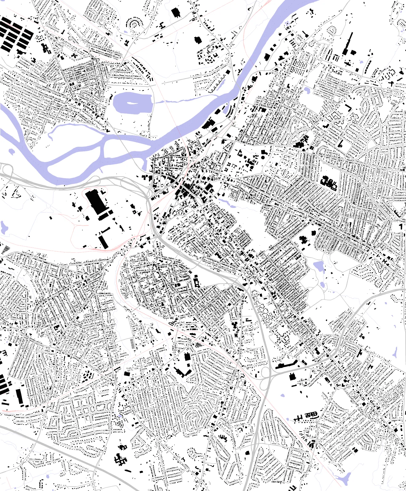 Schenectady figure ground plan