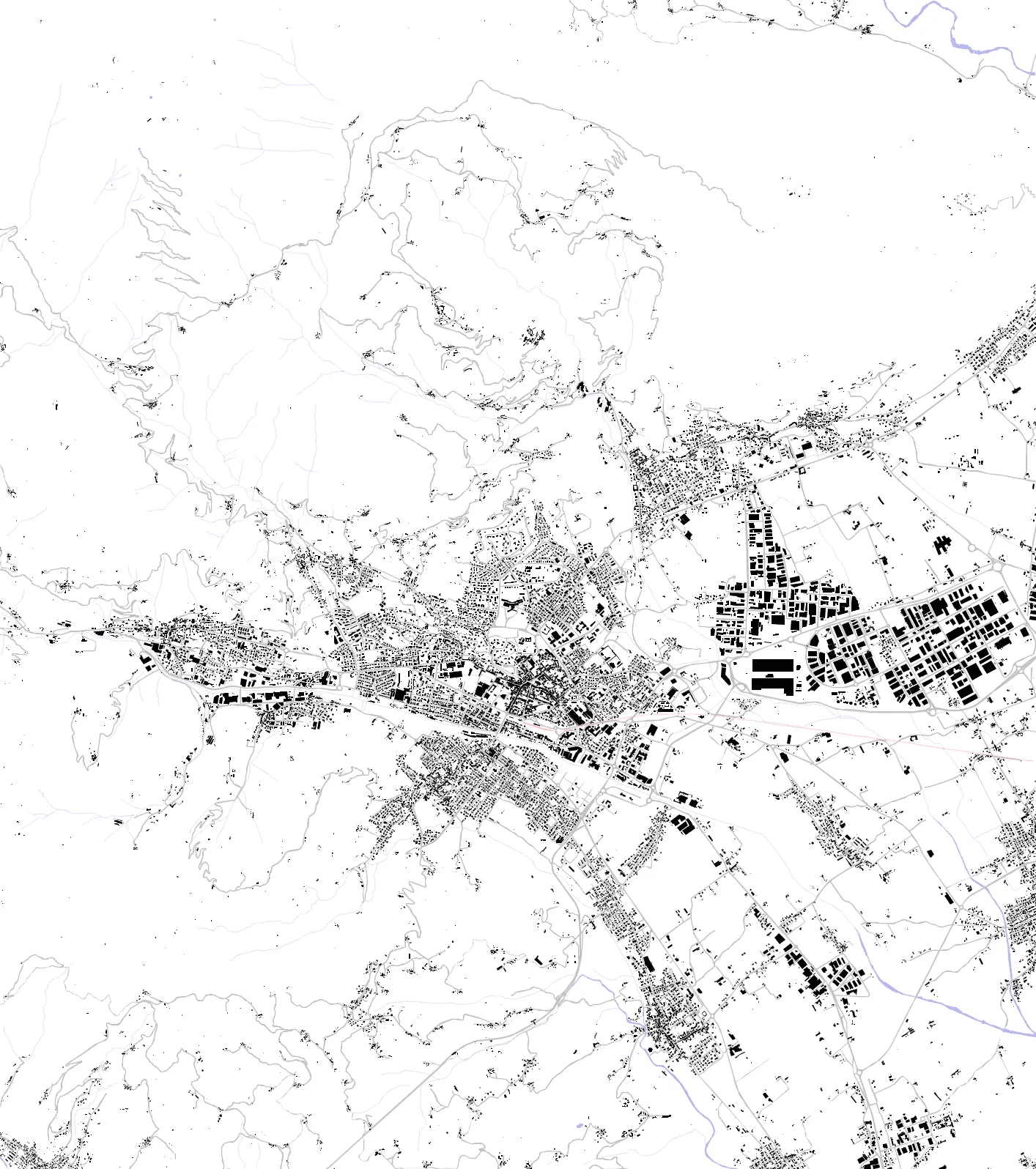 Schio figure ground plan