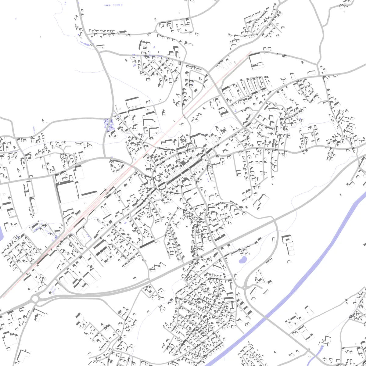 Schwanenstadt site plan (2.5 km)