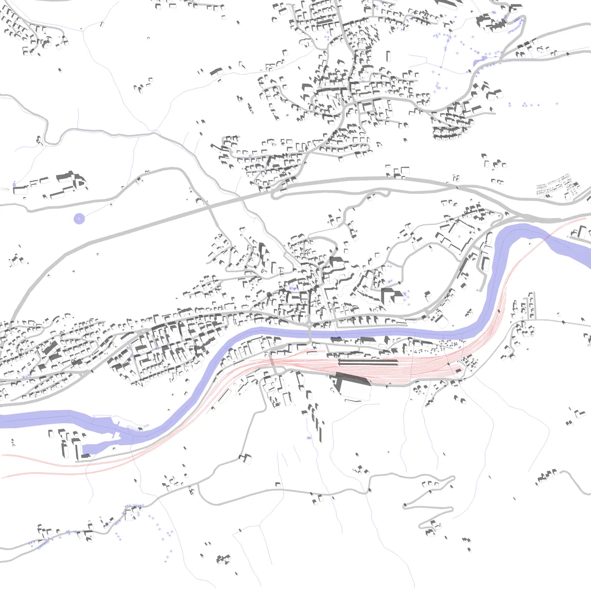 Schwarzach im Pongau Lageplan (2,5 km)