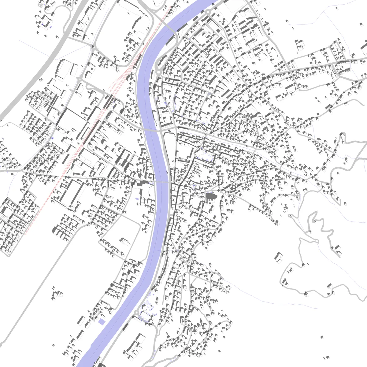 Schwaz Lageplan (2,5 km)