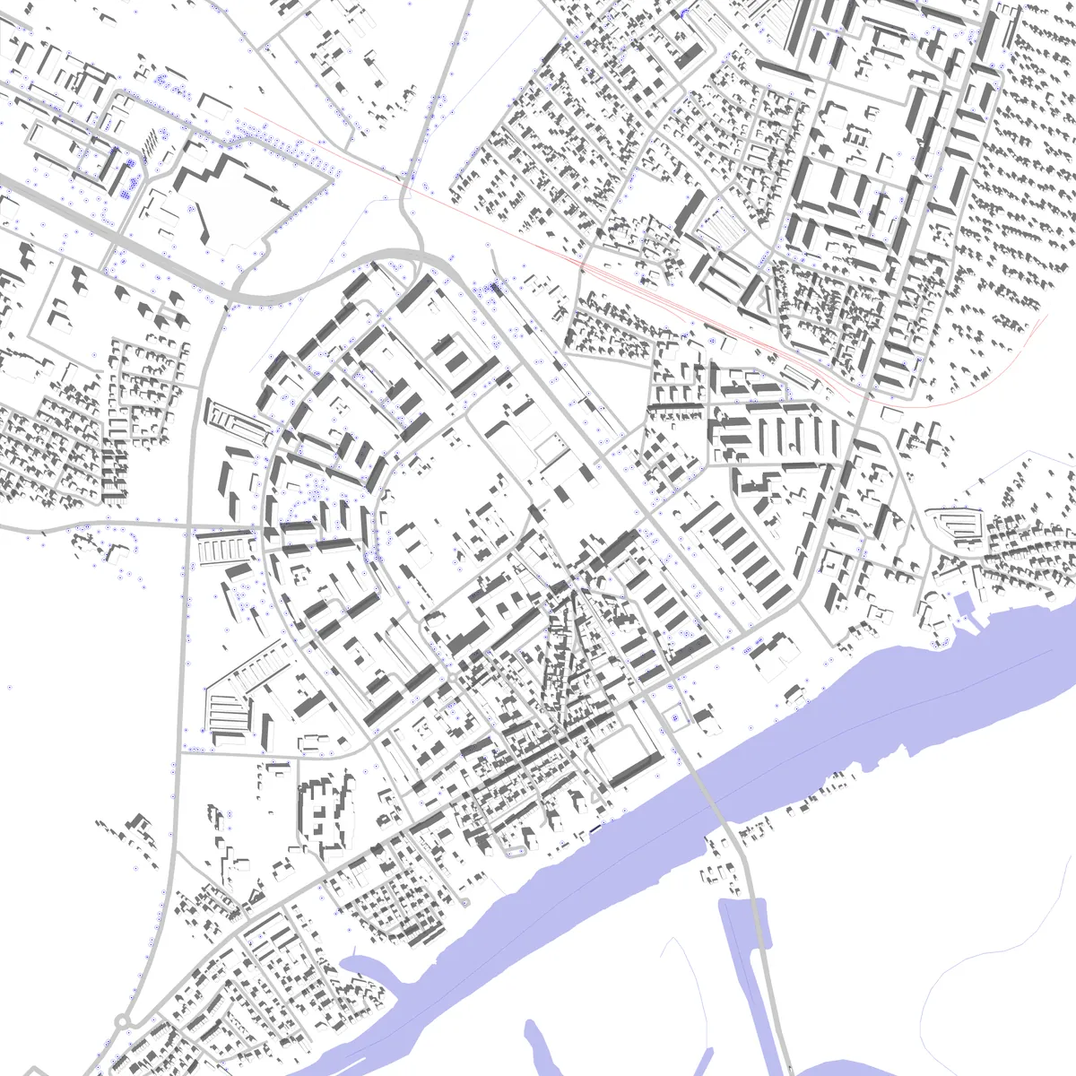 Schwedt/Oder site plan (2.5 km)