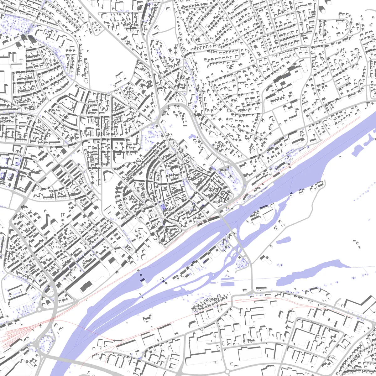 Schweinfurt Lageplan (2,5 km)