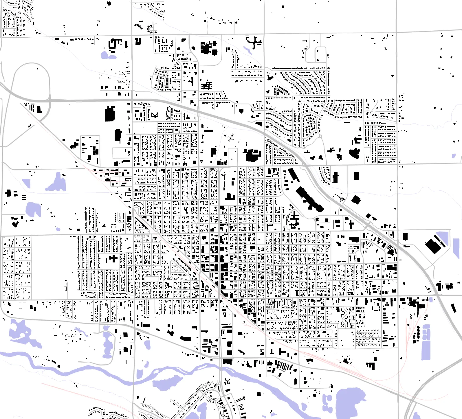 Scottsbluff figure ground plan