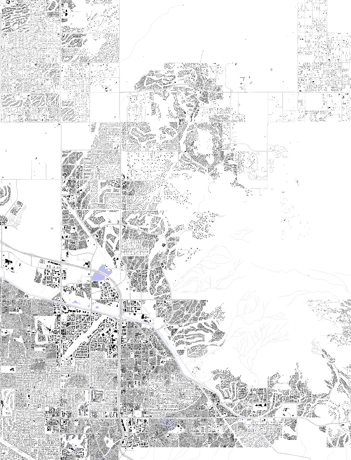 Scottsdale figure ground plan