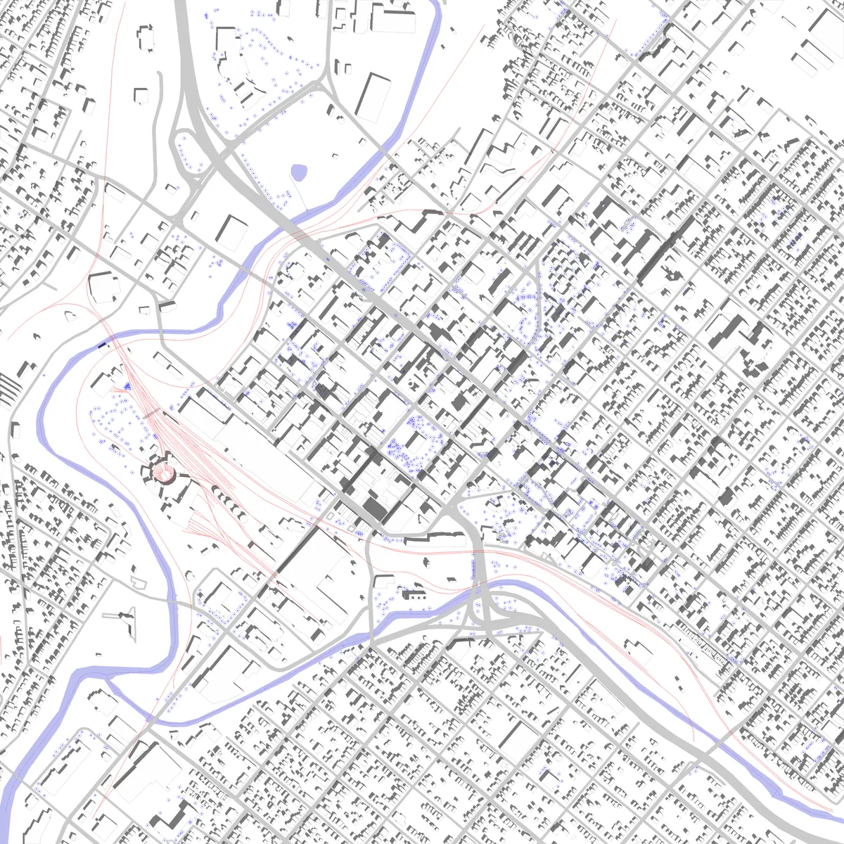 Scranton site plan (2.5 km)