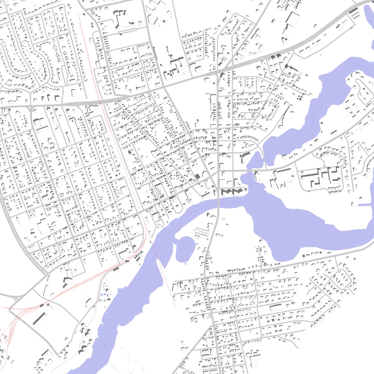 Seaford site plan (2.5 km)