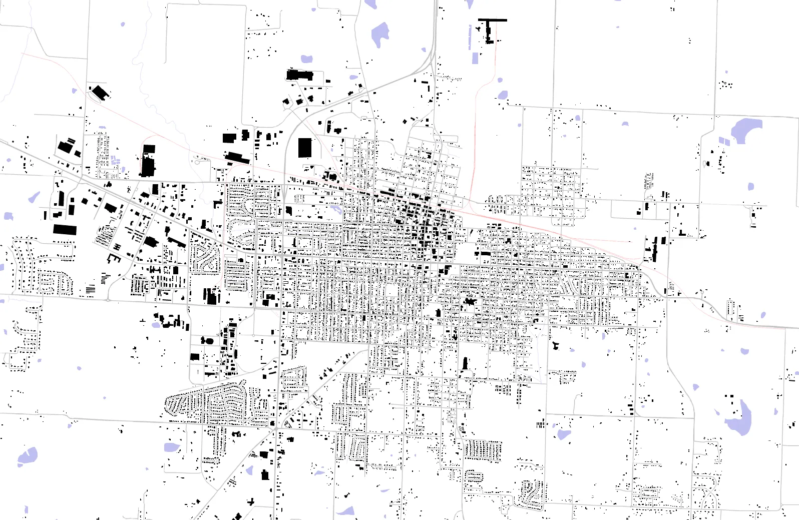 Sedalia figure ground plan