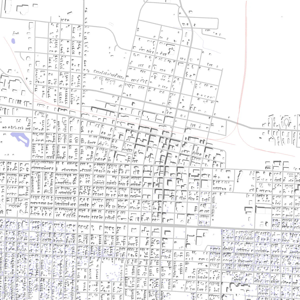 Sedalia site plan (2.5 km)