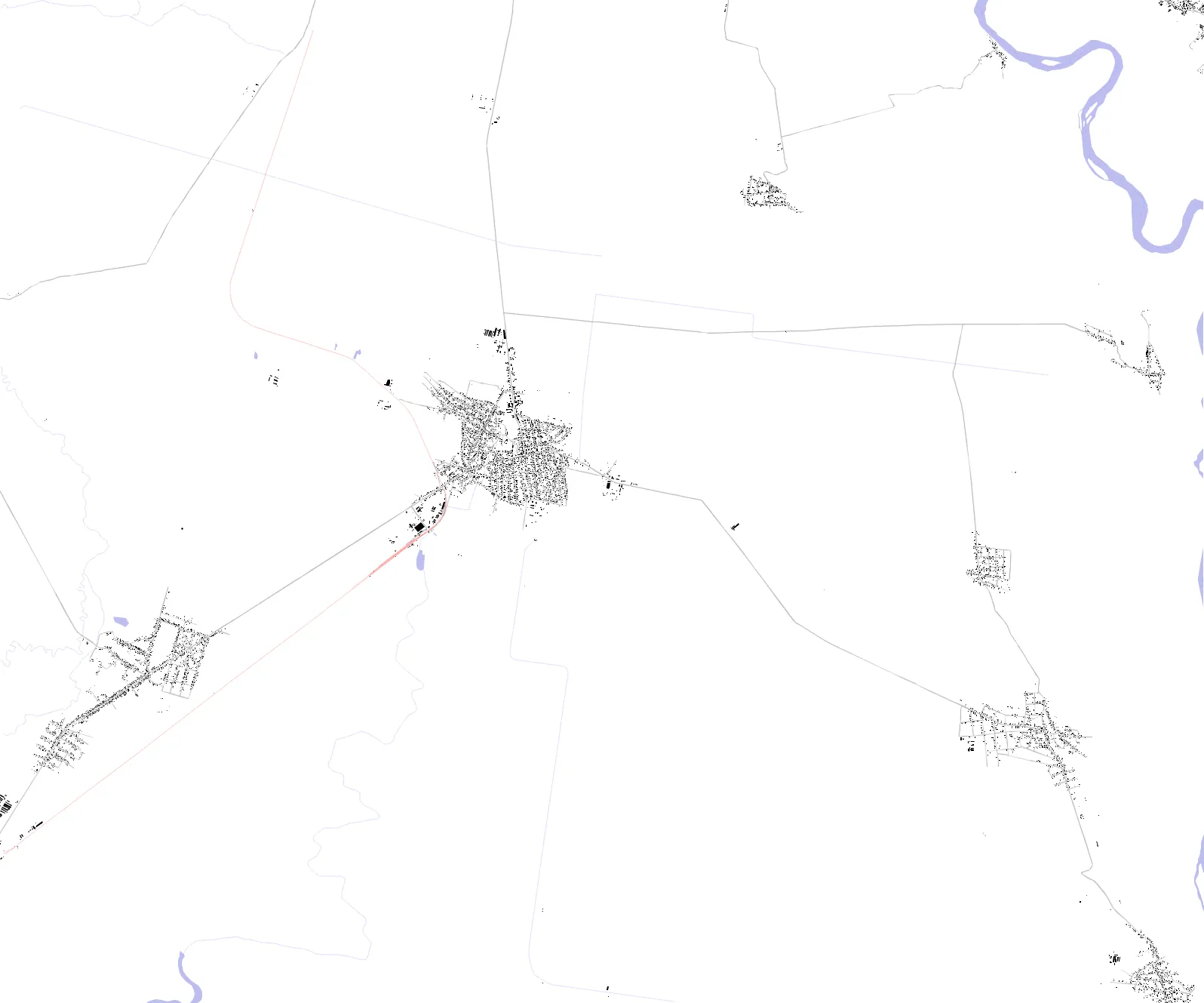 Segarcea figure ground plan