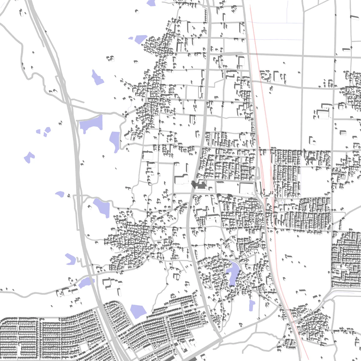 精華町 敷地図 (2.5 km)