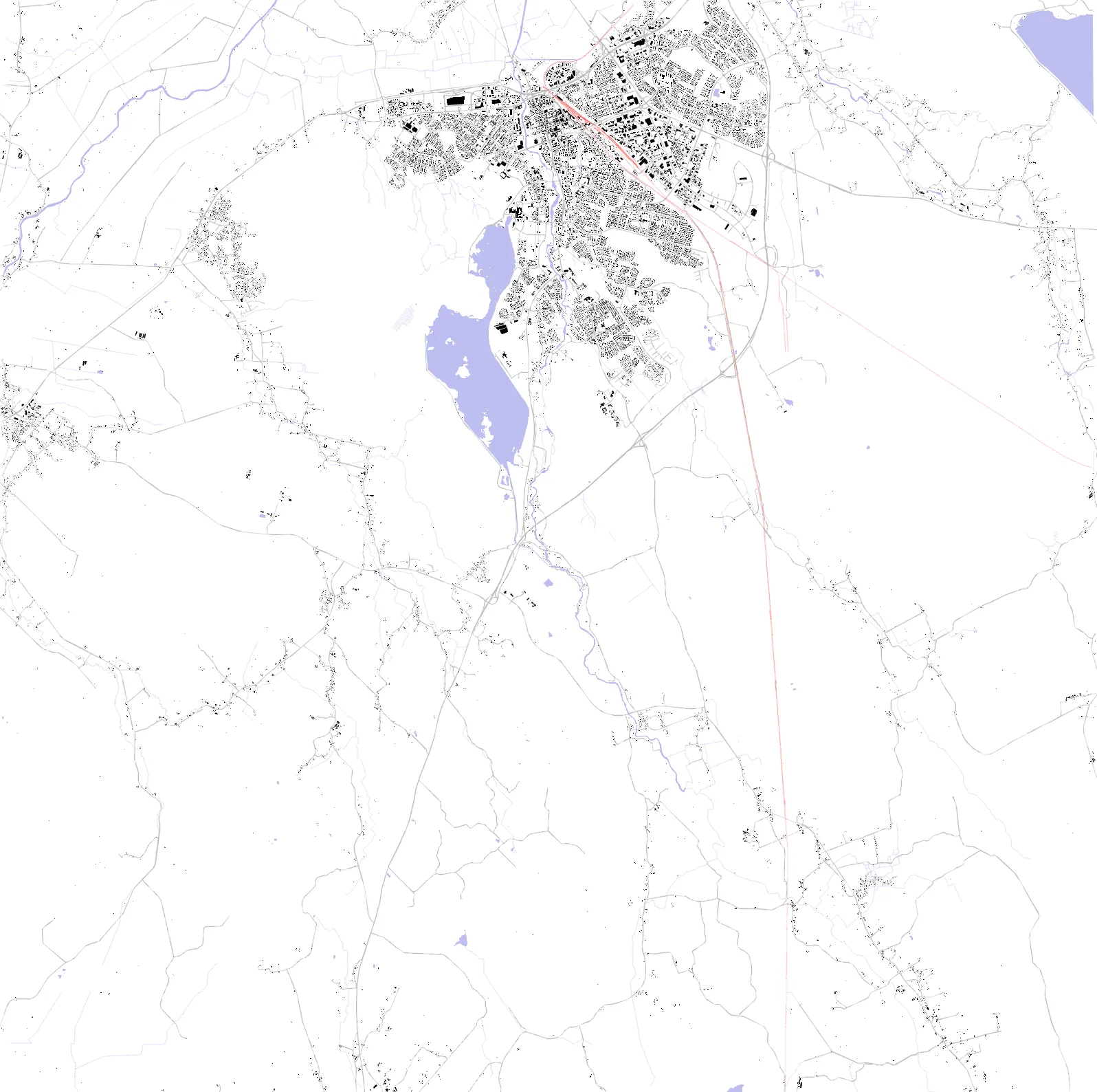 Seinäjoki figure ground plan