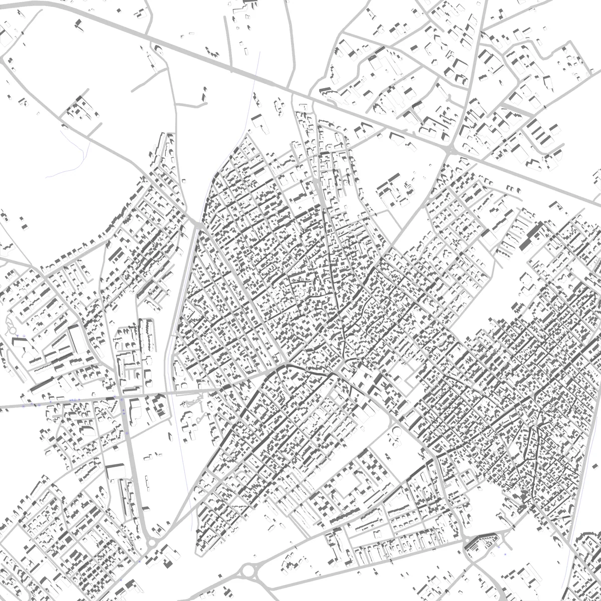 Selargius site plan (2.5 km)